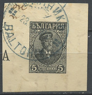 Bulgarie - Bulgarien - Bulgaria Entier Postal 1902 Y&Tn°EP(1) - Michel N°GZS(?) (o) - 5s Ferdinand 1er - Extrait - Andere & Zonder Classificatie