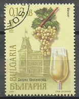 Bulgarie - Bulgarien - Bulgaria 2001 Y&Tn°3902 - Michel N°4505 (o) - 0,12l Muscat - Gebraucht