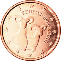 Chypre, 5 Euro Cent, 2008, SPL, Copper Plated Steel, KM:80 - Chypre