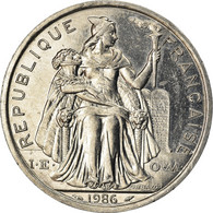 Monnaie, French Polynesia, 5 Francs, 1986, Paris, TTB+, Aluminium, KM:12 - Polynésie Française