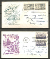 2 Lettres De 1951 ( Etats-Unis ) - Central America