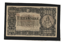 1923 UNGARN 10000 Kron B10a - Hongrie