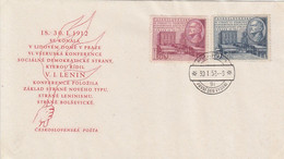 CZECHOSLOVAKIA FDC 703-704 - Lénine