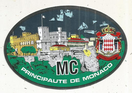 Autocollant, MC, PRINCIPAUTE DE MONACO - Adesivi