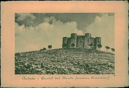 ANDRIA - CASTEL DEL MONTE - VISIONE D'INSIEME - FOTO MALGHERINI - 1950s (14511) - Andria