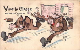 MILITARIAT - HUMORISTIQUE - Vive La Classe - Encore ... Jours - HMB N°51 - Carte Poste Ancienne - Humorísticas