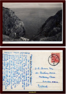 1950 Sweden Sverige Postcard Kullaberg Kullala Sent Molle To England 2scans - Otros & Sin Clasificación