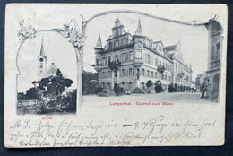 Langenthal - Gasthof Zum Bären / Kirche/ 1901 Gestempelt - Langenthal