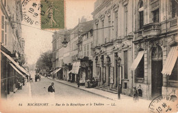 France - Rochefort - Rue De La République Et Le Théâtre - Edit. Levy Et Fils - Carte Postale Ancienne - Rochefort