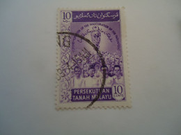 PERSEKUTUAN  USED STAMPS MALAYSIA WITH  POSTMARK - Altri & Non Classificati