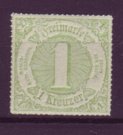 Thurn Und Taxis Mi.Nr. 51 Ziffern  1 Kreuzer Postfrisch - Mint