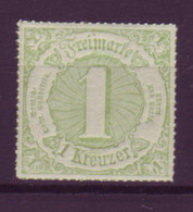 Thurn Und Taxis Mi.Nr. 51 Ziffern  1 Kreuzer Postfrisch - Postfris