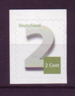 Bund 3045 SELBSTKLEBEND Aus Folienblatt Ergänzungsmarke 2 Cent Postfrisch - Other & Unclassified