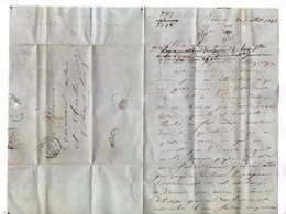 TB 4000 - 1846 - LAC - Lettre De ROANNE Pour Me COMMERSON Notaire à CHAROLLES - 1801-1848: Précurseurs XIX