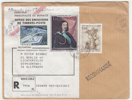 Monaco Letter Cover Registered Posted 1969? B230205 - Lettres & Documents