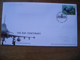 FDC The RAF Centenary Lightning F6 - 2011-2020 Ediciones Decimales