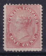 CANADA 1859 - MLH - Sc# 14 - 1c - Unused Stamps
