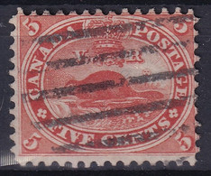 CANADA 1859 - Canceled - Sc# 15 - 5c - Used Stamps