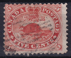 CANADA 1859 - Canceled - Sc# 15 - 5c - Used Stamps