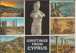 CYPRUS, The Island Of APHRODITE , Zypern - Multi View, Statue Of Aphrodite,  Used, Nice Stamp - Chypre