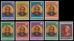 950/957** + 938** - Président / President / Präsident - Mobutu + Mama Mobutu - ZAÏRE - Nuevos