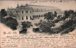 ! 1902 Alte Ansichtskarte Sevilla, Estacion, Spanien, Bahnhof, Gare - Sevilla