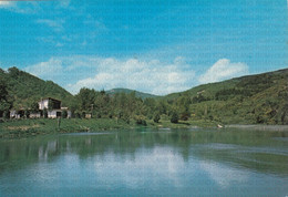 CARTOLINA  MONTEPIANO M.700,PRATO,TOSCANA-STAZIONE CLIMATICA ESTIVA-IL LAGO-STORIA,MEMORIA,CULTURA,NON VIAGGIATA - Prato