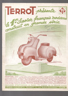 Dijon (21)  (motos) TERROT Présente Le 1er Skooter Français Moderne (1951)  (CAT5140) - Motos
