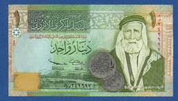 JORDAN - P.34b  – 1 Dinar 2005 UNC, Serial/n See Photos - Jordanien