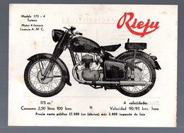 (motos) Prospectus Espagnol RIEJU    (M5329) - Moto