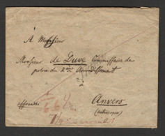 BELGIUM OLD COVER - 1849-1865 Medallions (Other)