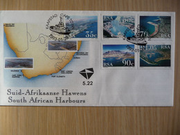 (8) South Africa RSA * FDC 1993 * Harbours. - Brieven En Documenten