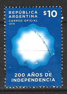 ARGENTINE. Timbre Oblitéré De 2016. 200 Ans D'Indépendance. - Used Stamps