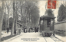 77 - Seine Et Marne - DONNEMARIE EN MONTOIS - La Gare Du Tramway - Donnemarie Dontilly