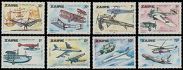 941/948** - Histoire De L'aviation / De Geschiedenis Van De Luchtvaart / Luftfahrtgeschichte / Aviation History - ZAÏRE - Unused Stamps