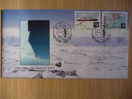 (8) South Africa RSA * FDC 1991 * 30 Th Anniv Antartic Treaty FDC Scott 814-815 * 5.17 - Covers & Documents