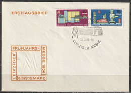 DDR FDC1966 Nr.1159 - 1160 Leipziger Frühjahrsmesse ( D 2682 ) - 1950-1970