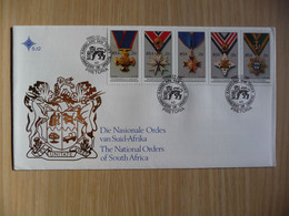 (8) South Africa RSA * FDC 1990 * National Orders - Military Decorations - Medals * 5.12 - Brieven En Documenten