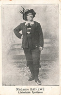 Cirque - Madame Bairewe - L'inimitable Tyrolienne - Edit. CH. Sacré - Dethine  - Carte Postale Ancienne - Zirkus