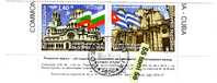 2010, 50th Anniversary Of The Diplomatic Relations Bulgaria-Cuba 2v- Used/oblit.(O)   Bulgaria / Bulgarie - Oblitérés