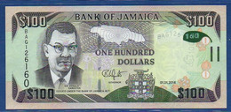 JAMAICA - P.95a – 100 Dollars 2014 UNC, Serie BAG126160 - Jamaica