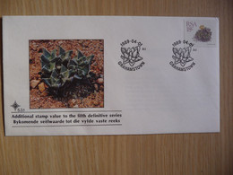 (8) South Africa RSA * FDC 1989 * 3 Additional Value 5th Definitive Succulents, 5.3.1. - Brieven En Documenten