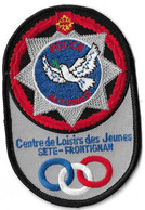 Ecusson Police Nationale Centre De Loisirs Des Jeunes SETE FRONTIGNAN  à Coudre - Police & Gendarmerie