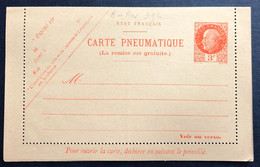 France Entier Carte Pneumatique N°521-CLPP1 - Neuf - (B4499) - Rohrpost