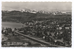 Schweiz 8199 Blick Von Der Halbinsel Au Auf Wädenswil Und Glarneralpen 1956 - Wädenswil