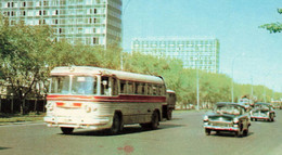 Autobus Ancien De Marque Modèle Type ? * Moscou Mockba Russia Russie Russe * Bus Car Autocar * AEROFLOT Hotel - Buses & Coaches