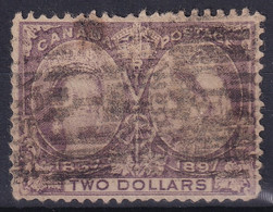 CANADA 1897 - Canceled - Sc# 62 - Jubilee 2$ - Used Stamps