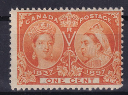 CANADA 1897 - MLH - Sc# 51 - Jubilee 1c - Oblitérés