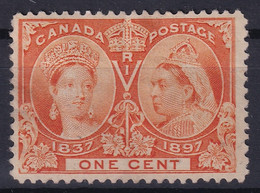 CANADA 1897 - MLH - Sc# 51 - Jubilee 1c - Used Stamps