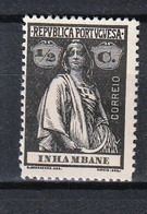 INHAMBANE 1914 Nº 72-  MH_ CLN074  **ver Nota - Inhambane